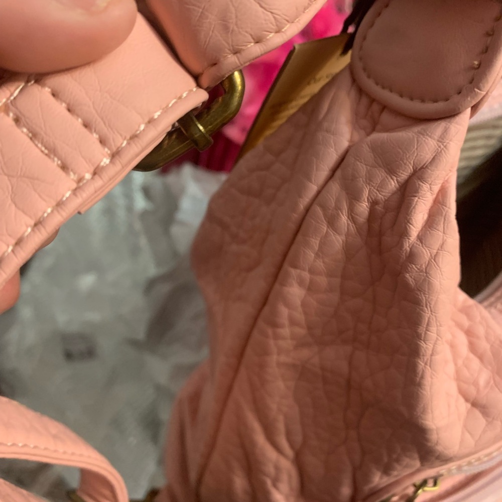 New Mini Convertible backpack purse in petal pink! - Picture 6 of 9